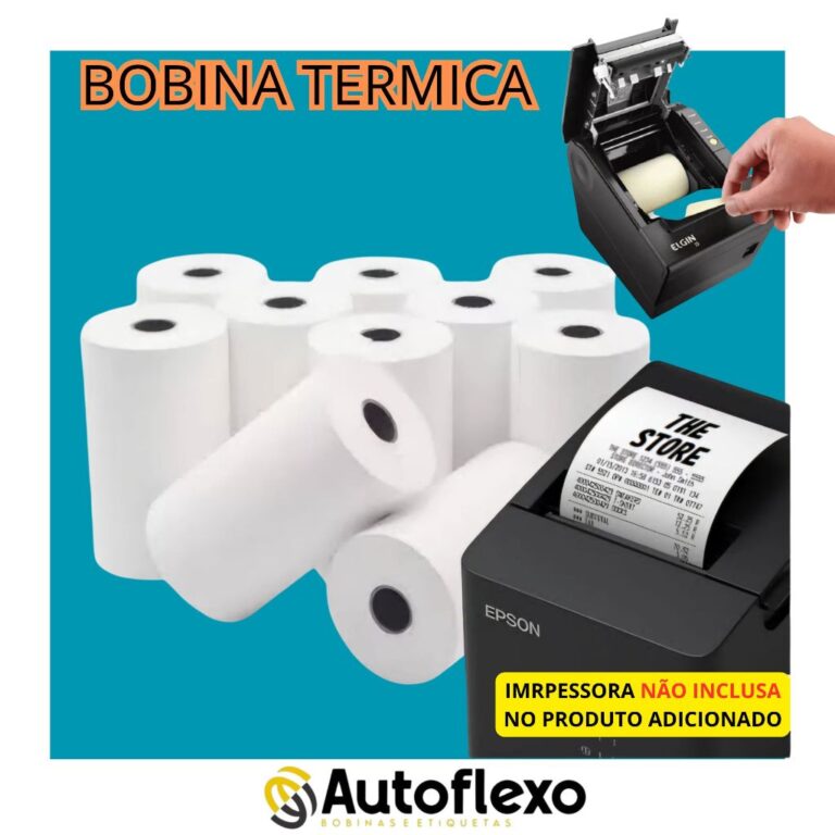 Bobina 80×30 Original Impressora Térmica Bra