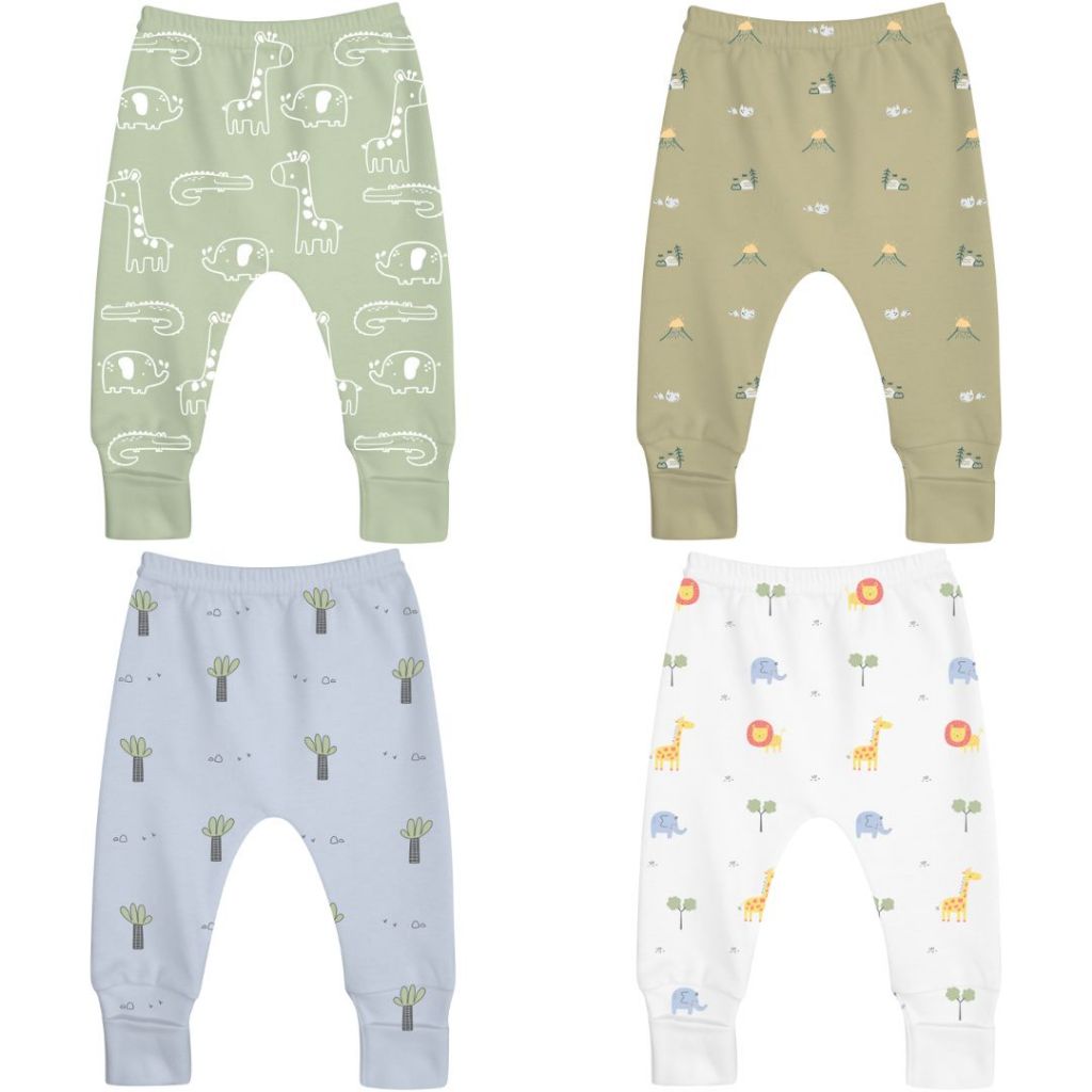 Calça Mijão Vira Pé Unid Doctor Baby 100% Algodão Masculino 2025