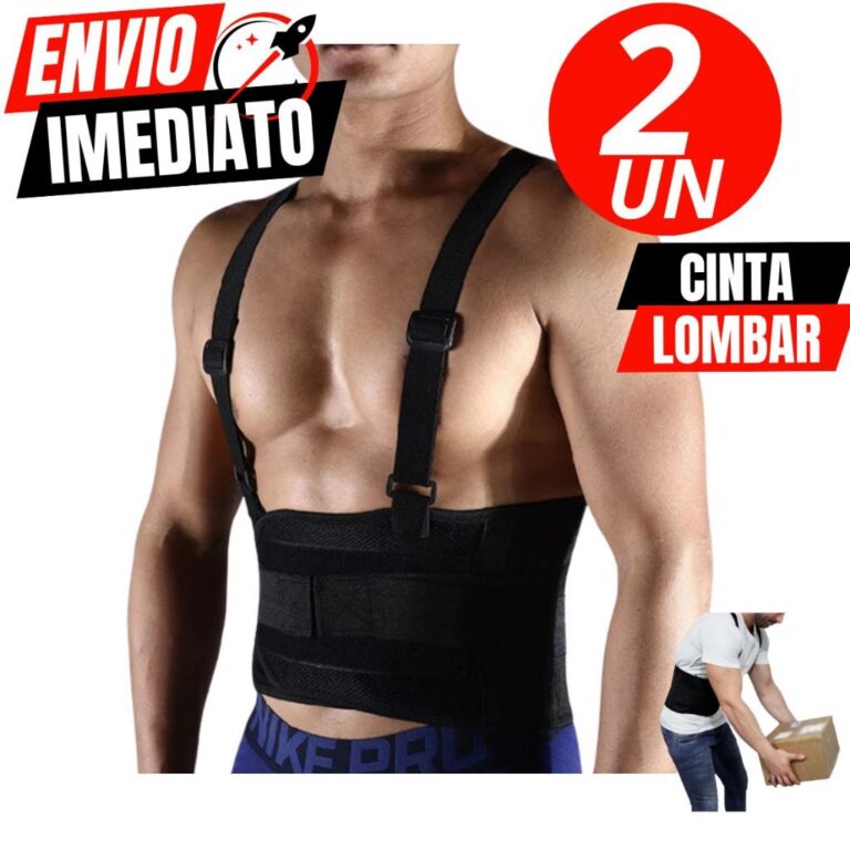 Kit 2 Cinta Ergonomica Lombar Colete EPI Faixa Erg