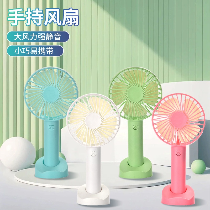 Mini Ventilador Portátil Sem Fio De Mesa Bateria Recarregável Vento Forte
