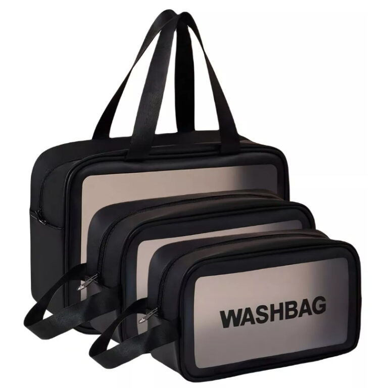 Kit 3 Necessaire Impermeável Washbag Bolsa Organi