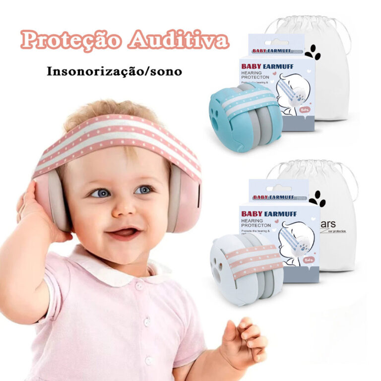 Protetore Auriculares Antirruído Para Crianças P