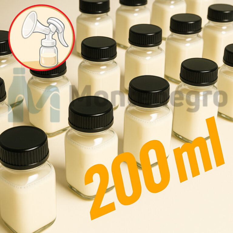 12 Potes para Armazenar Leite Materno 200ml ou 300