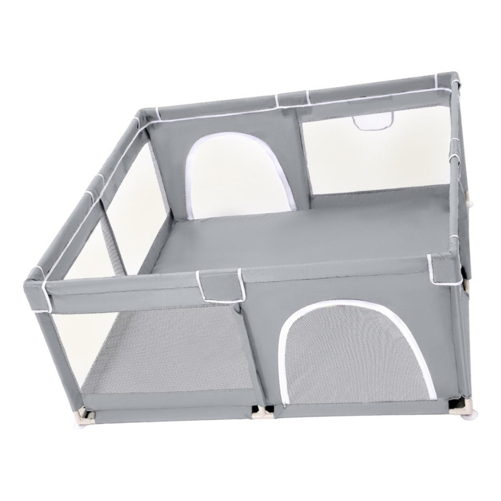 Cercadinho Bebê Grande Chiqueirinho Infantil Cercado 180x150cm Portátil Dobrável e Seguro Confortavé
