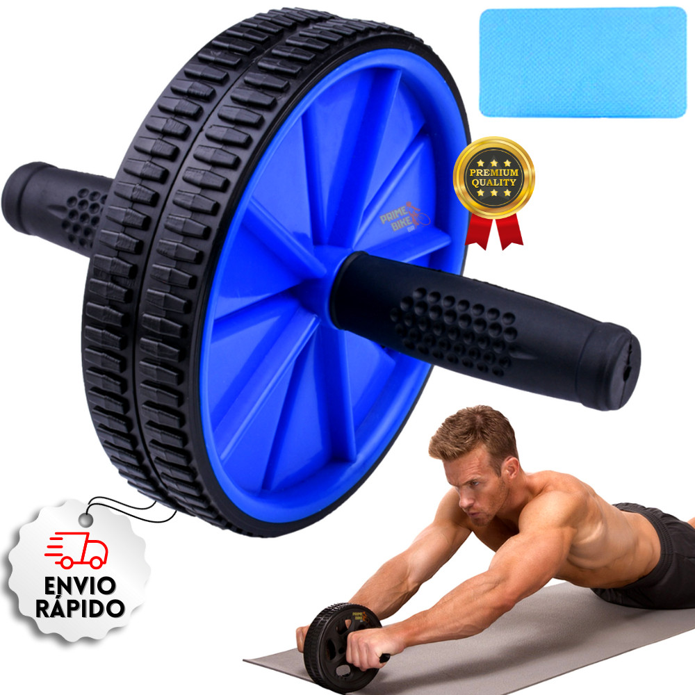 Roda Abdominal Rolo Para Exercício Lombar Treino Funcional Fitness Aparelho Abdomên