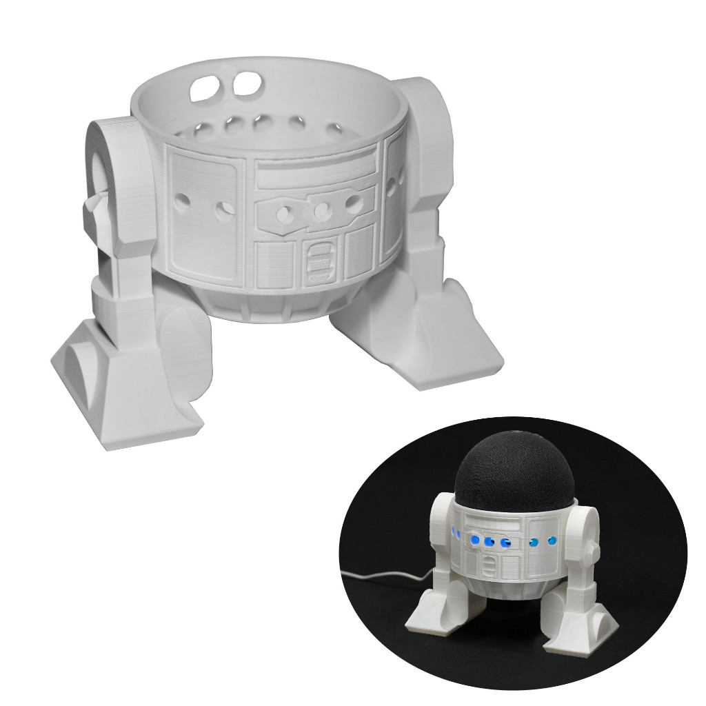 Suporte Para Alexa Echo Dot 5 De Mesa – R2-D2 Star Wars ENVIO IMEDIATO