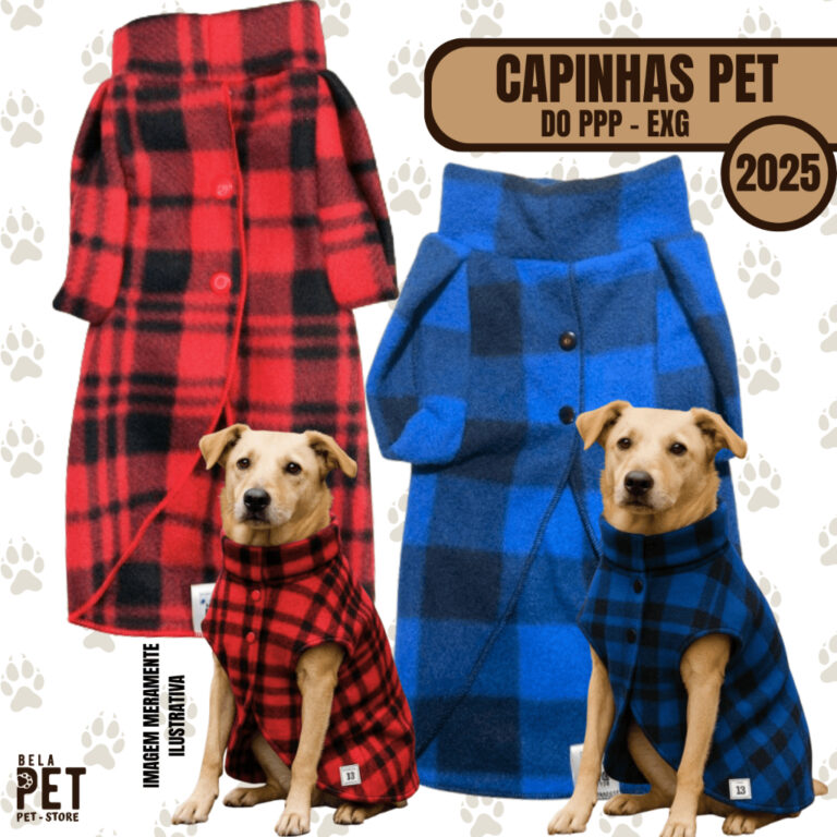 Roupa  para Cachorro Varias Cores Capinha Tecido S