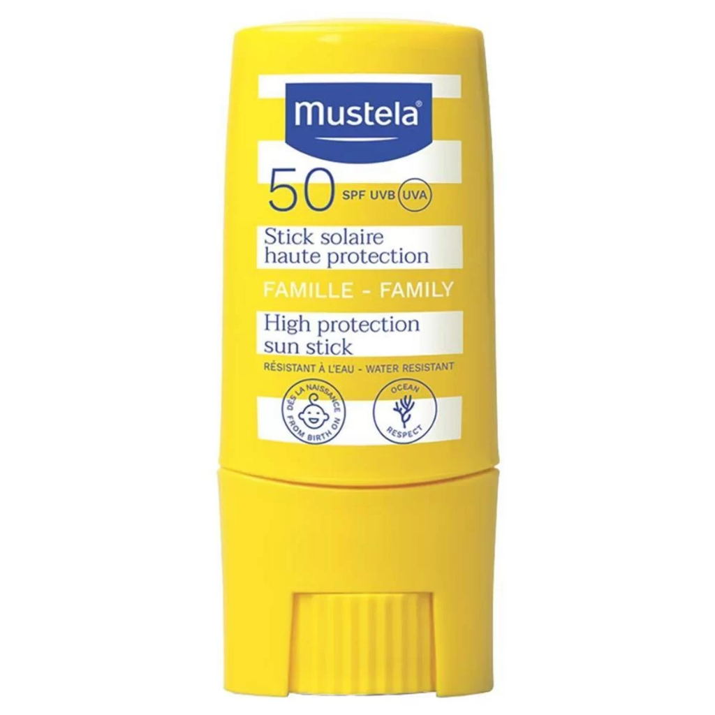 Protetor Solar Mustela Stick Solaire FPS 50 9ml Incolor