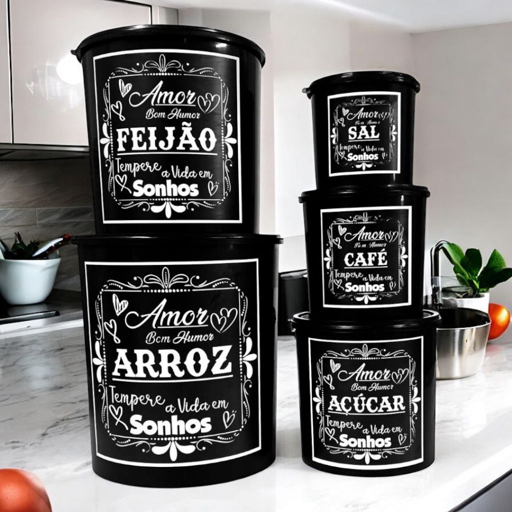 JOGO DE MANTIMENTO 5 PEÇAS DECORADO REDONDO