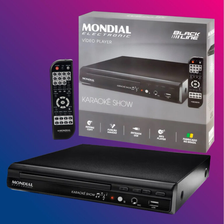 DVD Player Mondial D 20 com Função Karaokê e US