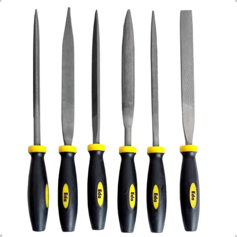 Jogo de Lima Agulha 140mm 6 Peças Redonda Chata T