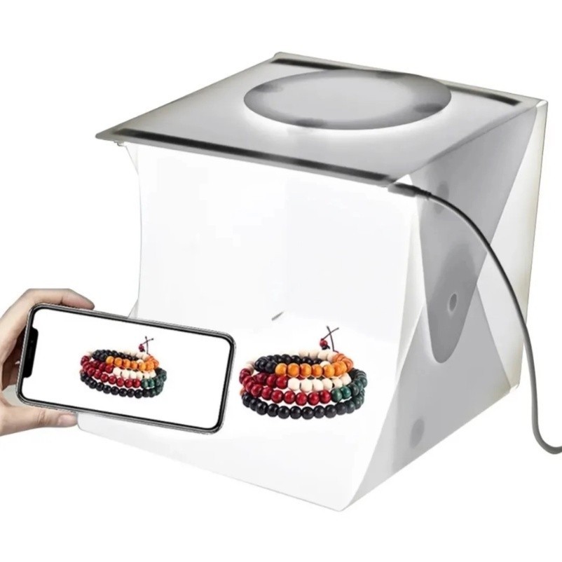 Mini Estúdio Fotográfico Portátil Studio Photo Led 20 X 20