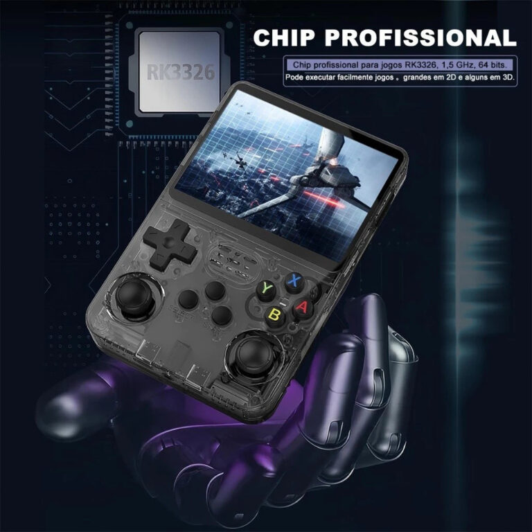 Console Portátil R36S + de 15.000 Jogos Vídeo Ga