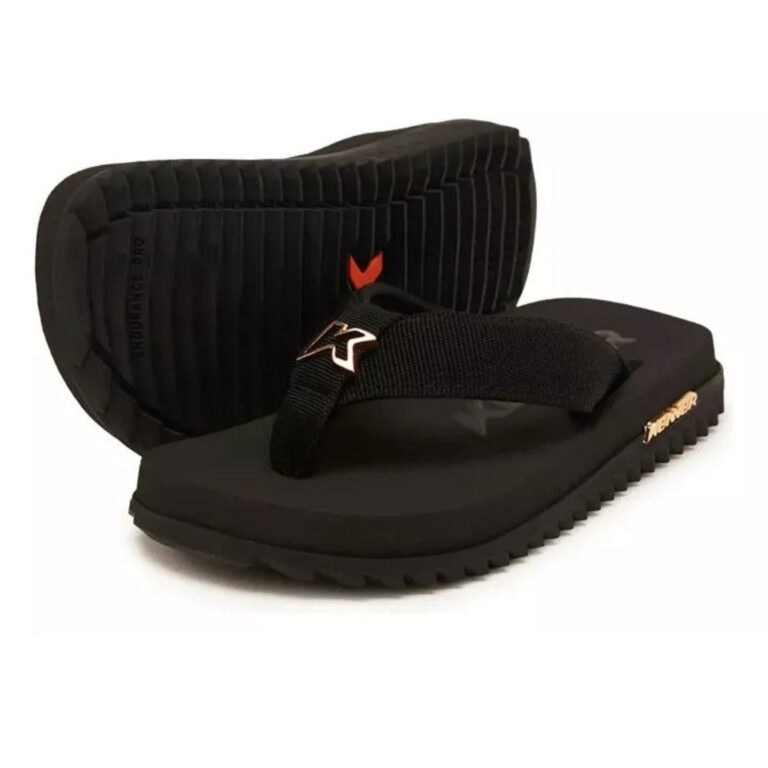 Sandália Chinelo Kenner Kids Infantil Kivah Preto