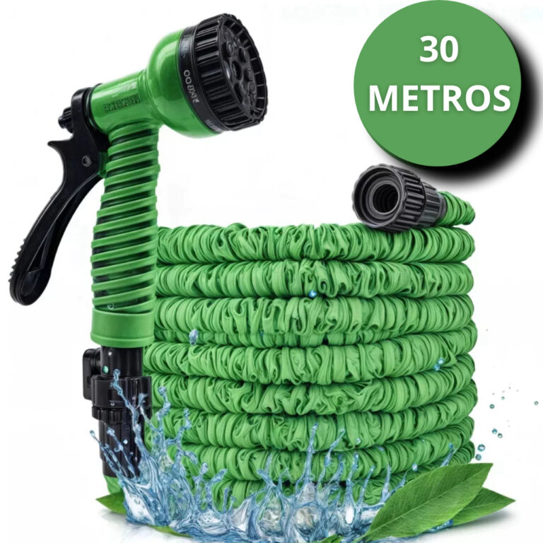Mangueira Mágica Extensível 30m ou15m com Gatilh