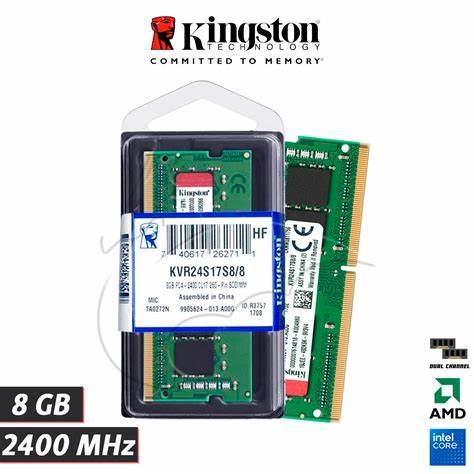 Memória RAM Kingston DDR4 8GB 2400MHz para Notebo