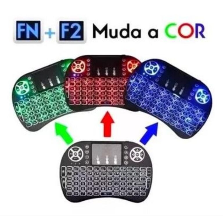 Mini Teclado para TV, TV box Tablet e Notebook