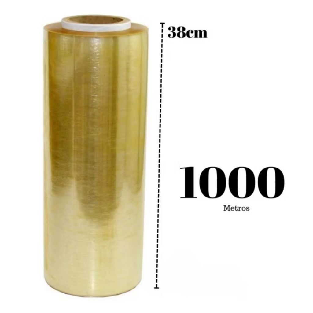 Rolo Bobina Plastico De Filme Pvc 40cm X 1000 Metros