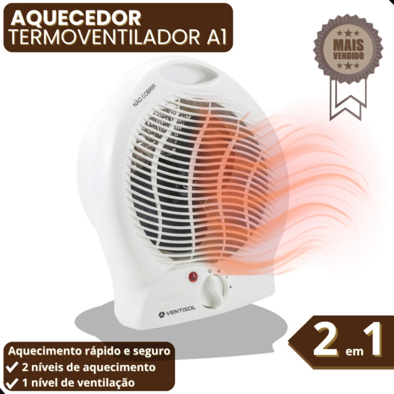 Aquecedor de Ambientes Domestico Elétrico Portát
