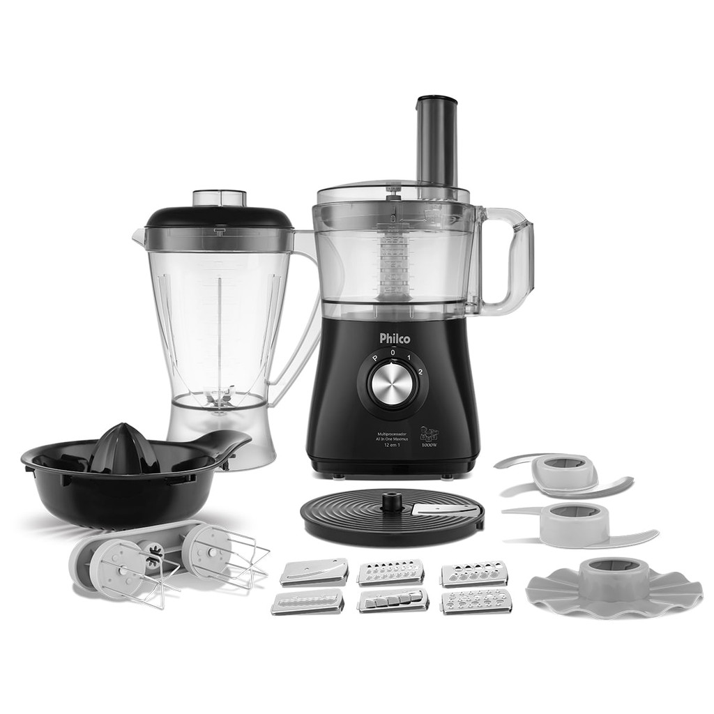 Multiprocessador Philco 1000W 12 em 1 All In One Maximus