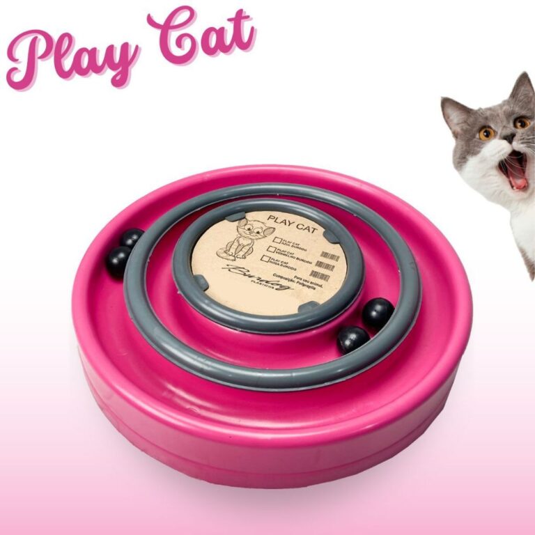Brinquedo Interativo para Gatos com Duas Pistas 4 