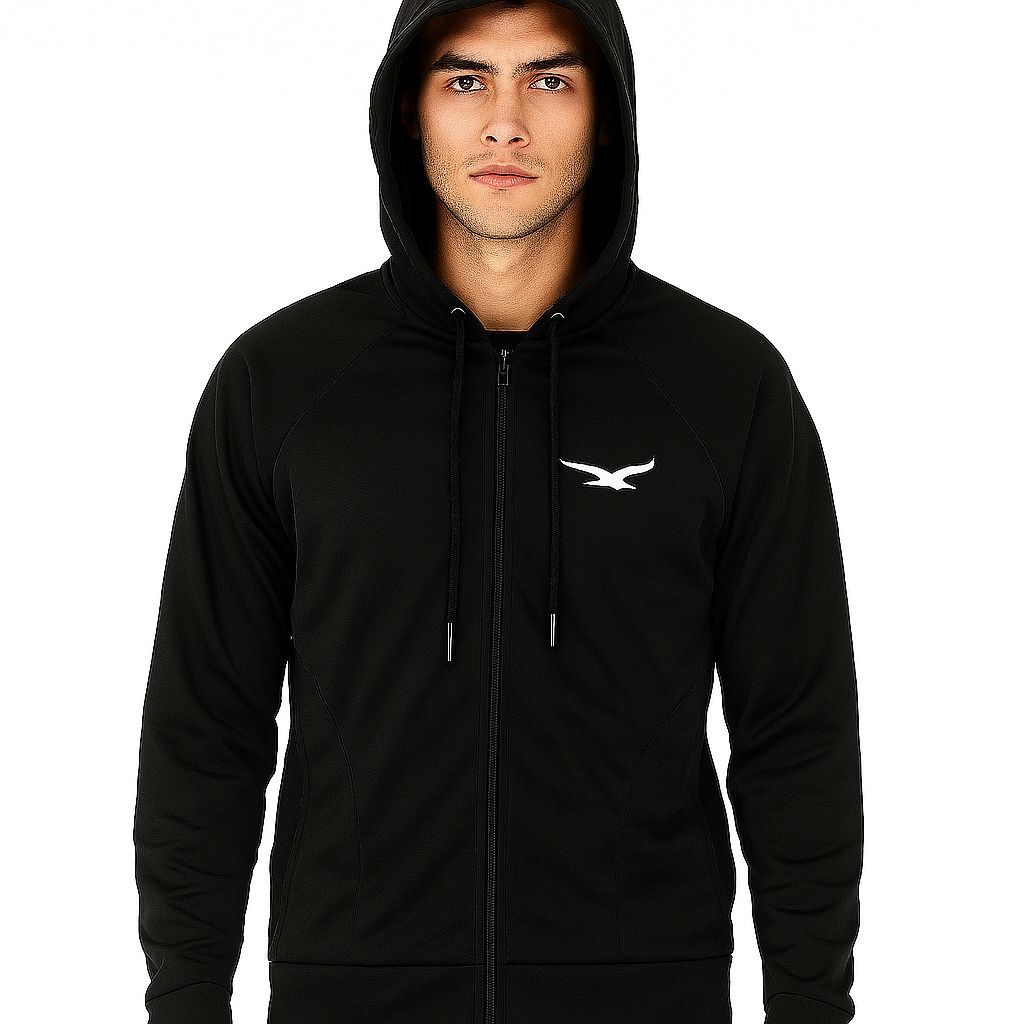 Jaqueta Blusa Adulto Jogger Chimpa Estampa Com Bolsos Ziper