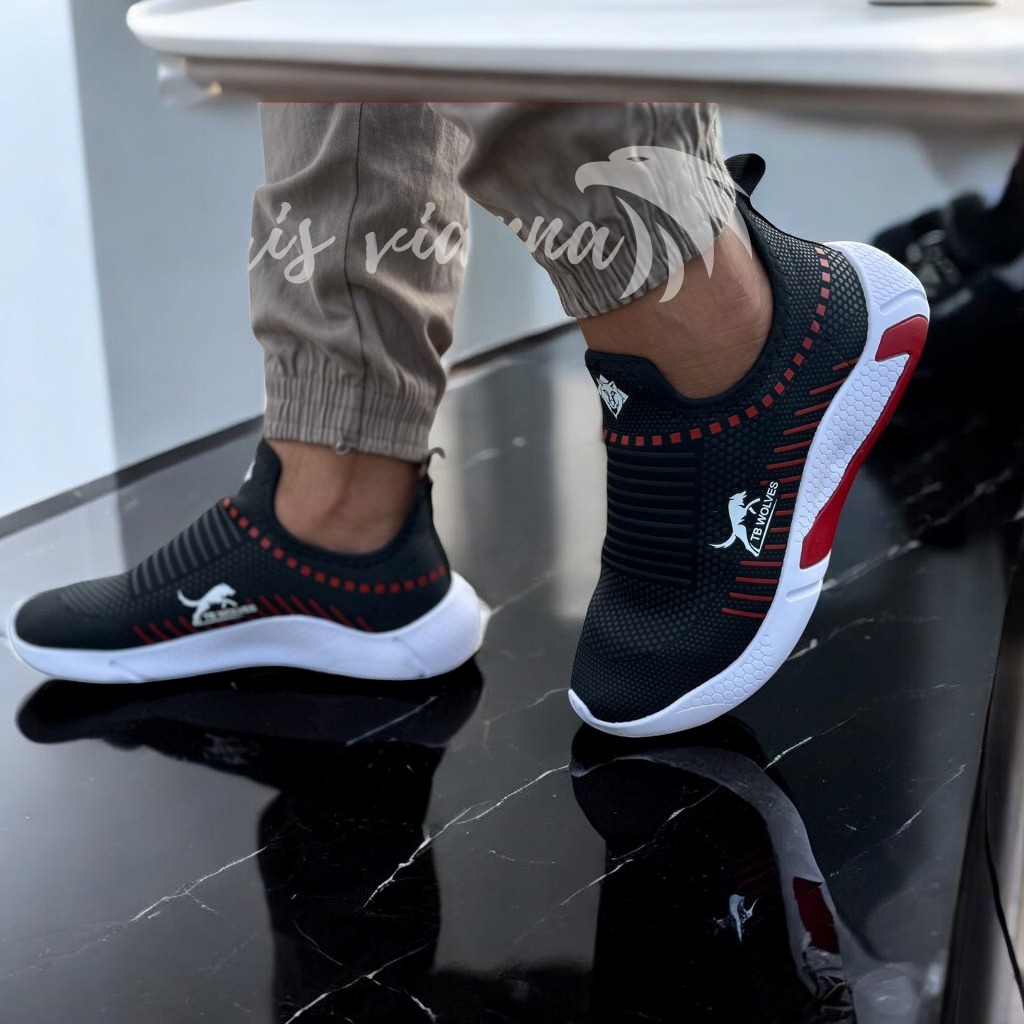 Tênis  Slip-on Sem Cadarço: Leve, Fácil de Calçar | Unissex, Conforto Ortopédico | Marcio Recomenda