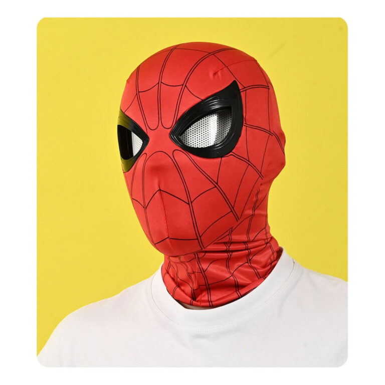 Máscara Homem Aranha Cosplay Adulto Movimenta Olh