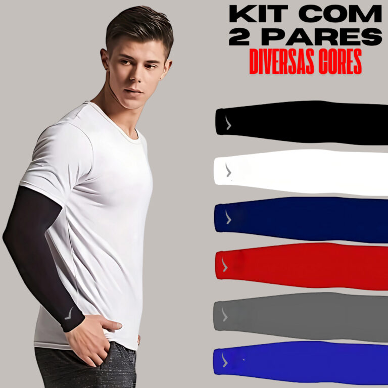 KIT 2 PARES DE  MANGUITO/ MANGITO  UV PROTEÇÃO S