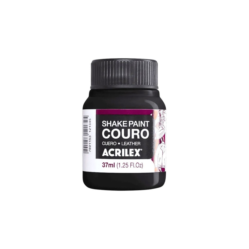 TINTA PARA COURO SHAKE PAINT 37ML BOLSAS JAQUETAS CARTEIRAS – ACRILEX