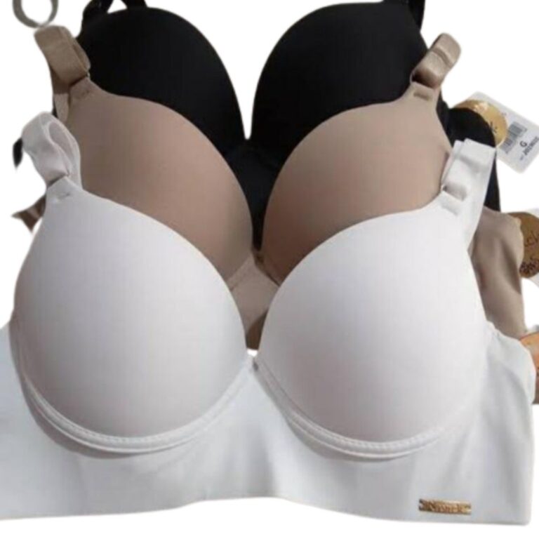 Kit com até 3 Sutiã Básico Reforçado de Microf