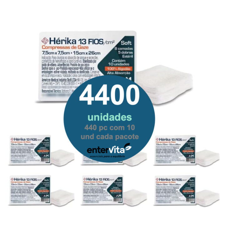 Atacado – Compressa Gaze Esteril 13 Fios Her