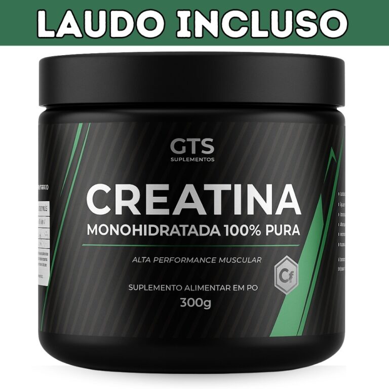 GTS Creatina Monohidratada 300g  Frete Rápido
