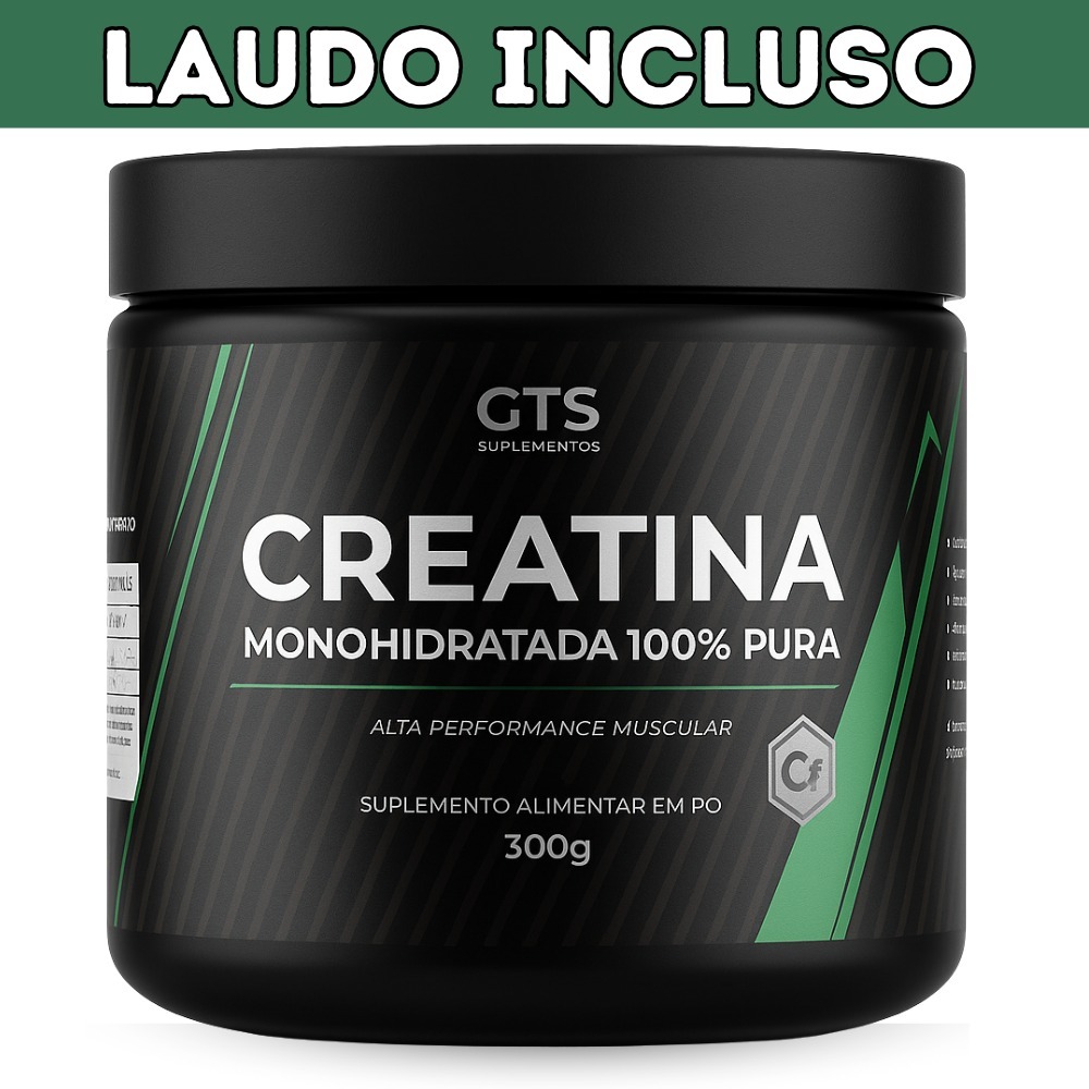 GTS Creatina Monohidratada 100% Pura 300g