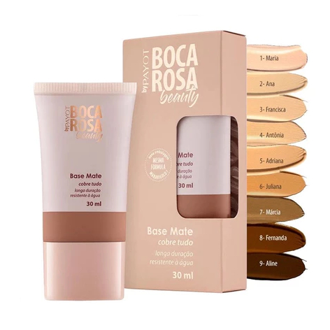 Base Mate Boca Rosa Beauty 30ml Produto Hipoalerg