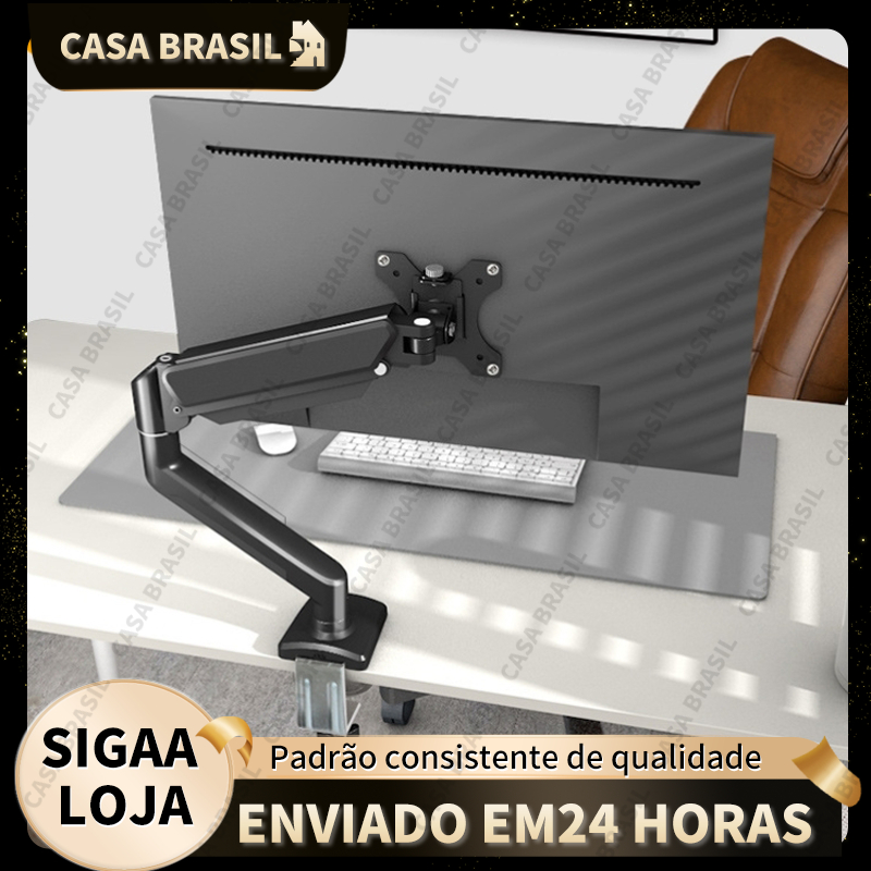 Suporte Monitor Articulado Ajustavel 10 Até 27 Polegadas