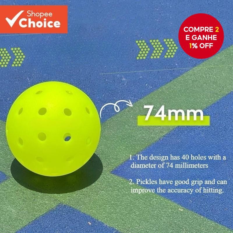 Duas/3/6 Peças 40 Furos 74mm Bola De Prática De Golfe Ao Ar Livre Plástico PE Materia
