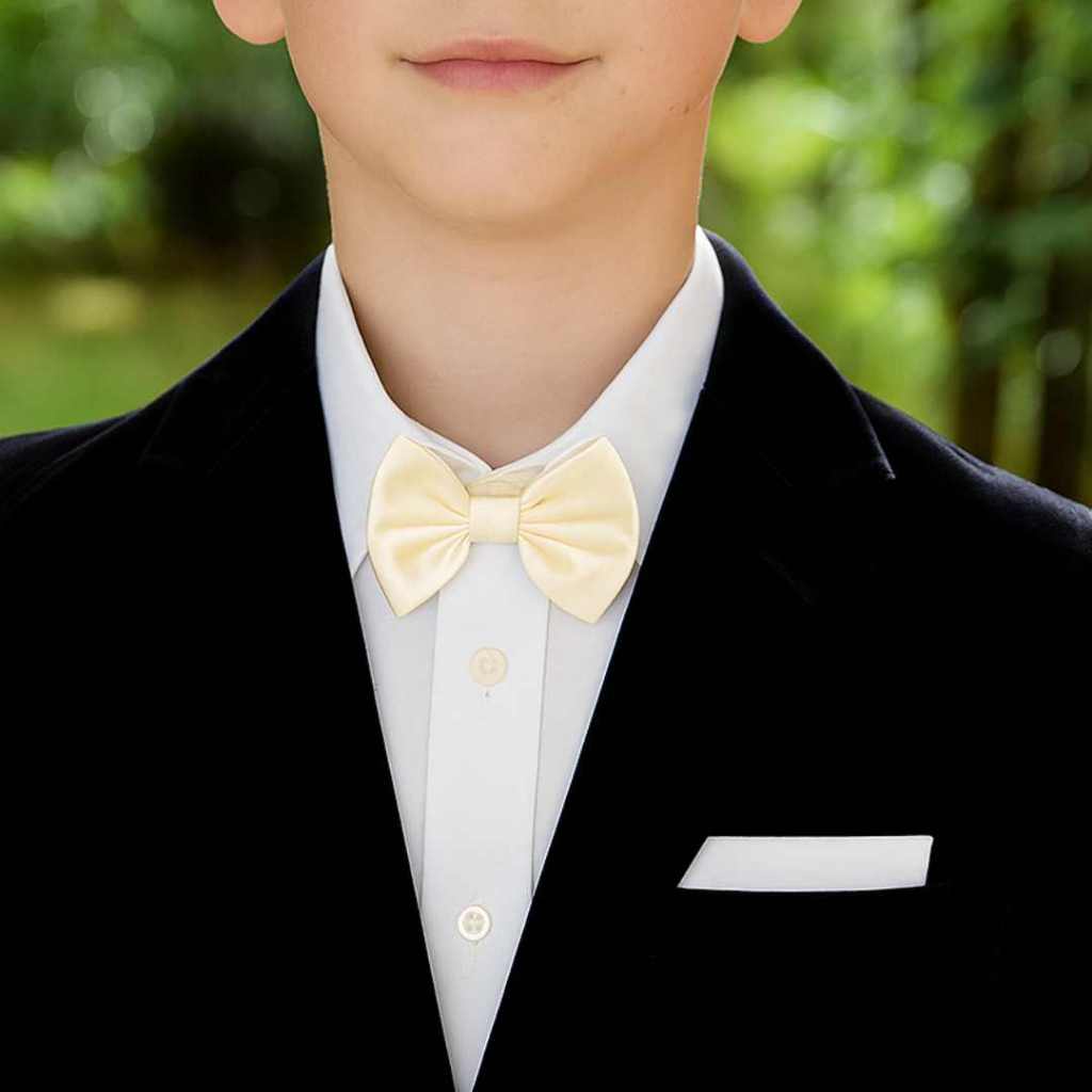 Gravata Pajem Acessorio Casamento Off White  REF4198