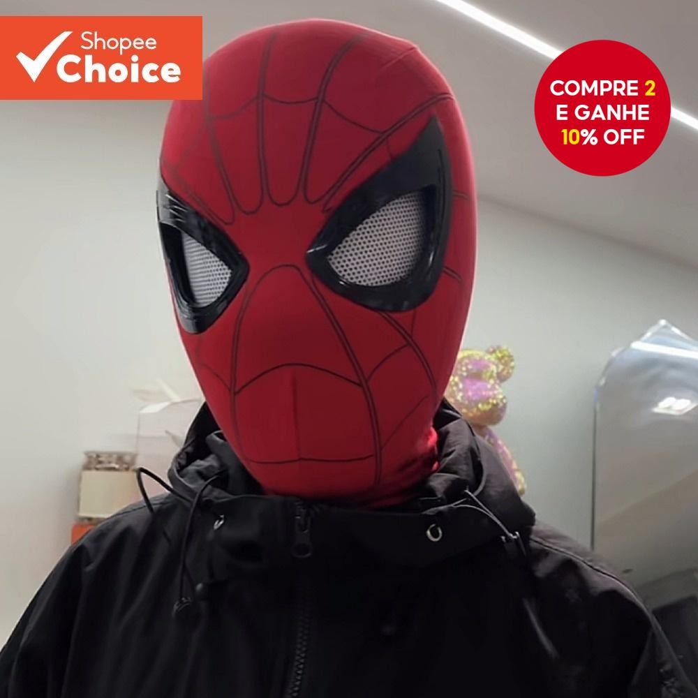 Capacete Do Homem-Aranha De Alta Qualidade-Máscara Piscante Para Dramatização Adulta , Presente Perf
