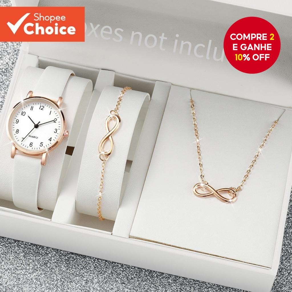Minimalista Numeral Árabe Relógio De Quartzo Pulseira De Couro Fina Sorte 8 Charme Feminino Elegante