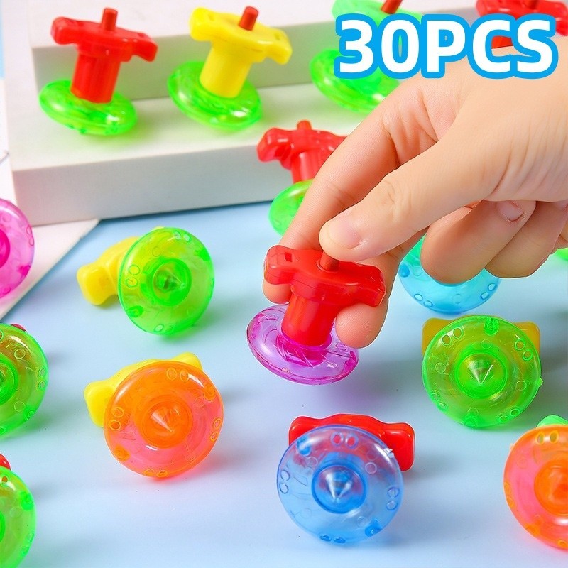 30pcs Giroscópios Mini Spinning Top Criativo Nostalgic Brinquedos Infantis Giroscópio De Torque Pres