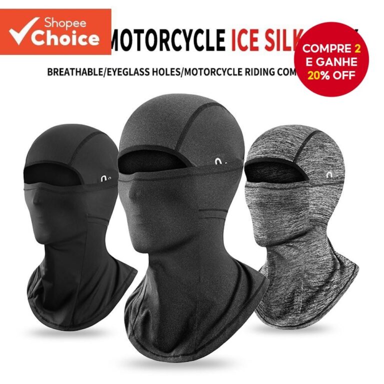 Balaclava De Ciclismo De Seda Gelada Respirável-M