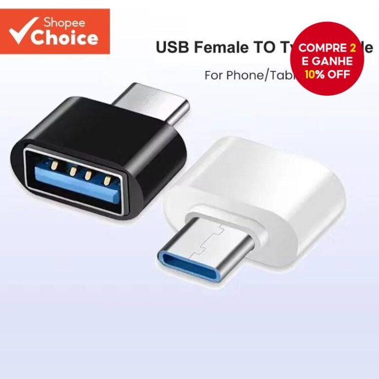 Adaptador USB Tipo C para Transferência de Dados 