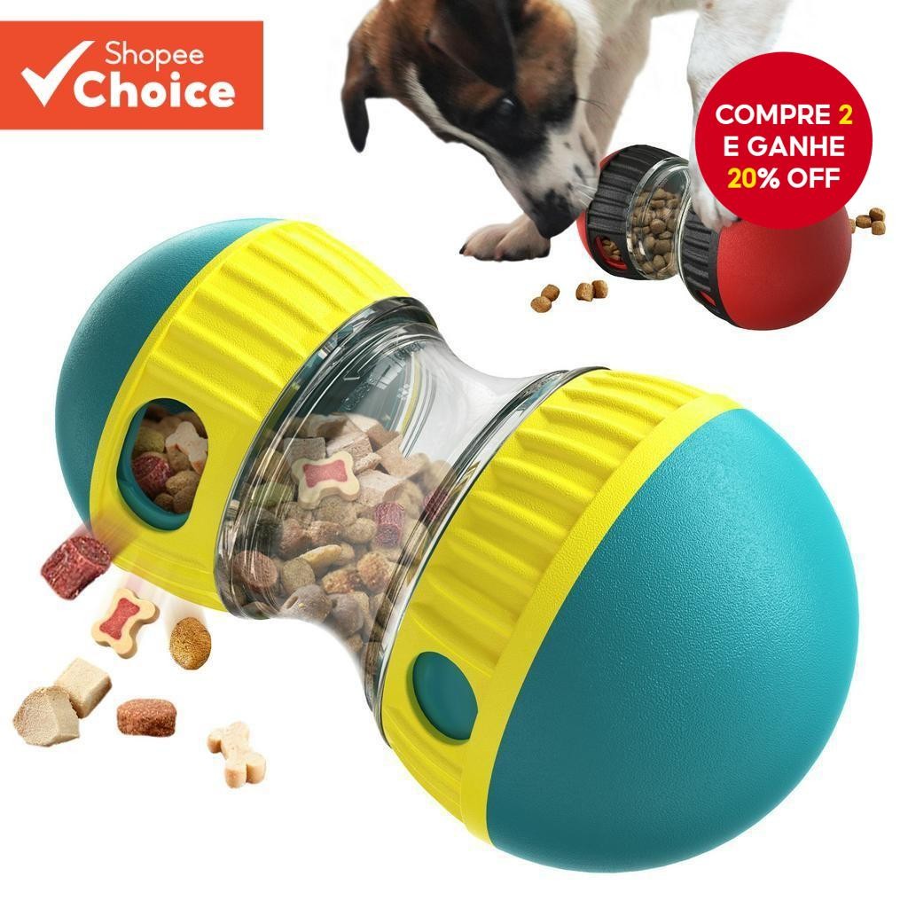 Brinquedo de Alimentação com Vazamento Lenta para Cães Pequenos, Médios e Grandes, Melhoram o Qi