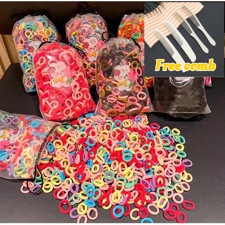 200 Peças  Anel De Toalha De Cor Doce Para Bebê 