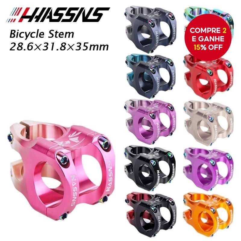 Haste MTB HASSNS 35mm-Riser De Guiador Em Liga De Alumínio De 31.8 Mm Para Bicicletas De Montanha/Es