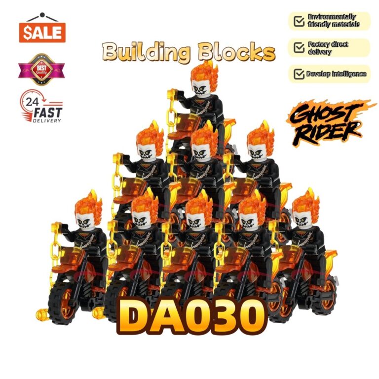 A nova série Ghost Rider DA030 de blocos de const