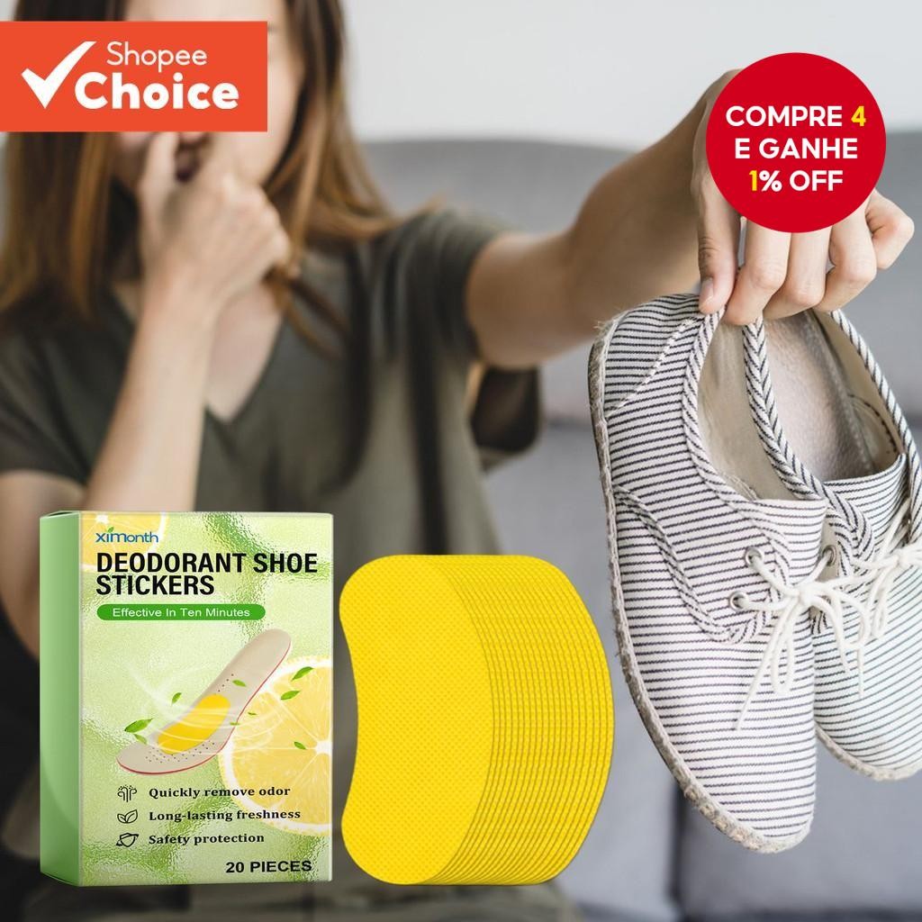 20 Peças De Adesivo Antiodor Ximês Com Ingredientes Vegetais , Desodorização Refrescante De Odores D