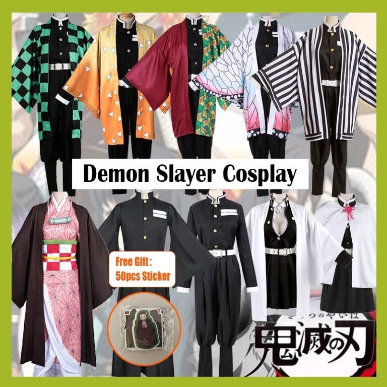 Fantasias Demoníaca Cosplay Nezuko Tanjirou Unifo