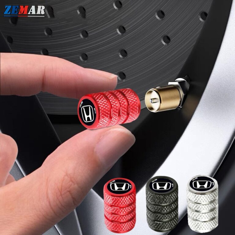 4Pcs Civic Car Tire Válvulas Caps Automotivas Bic